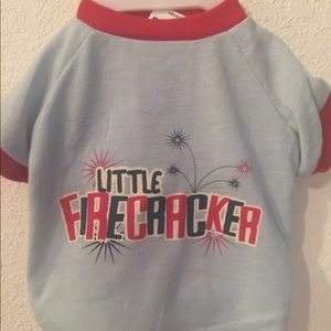 Little Firecracker 🧨 Dog Tee Shirt